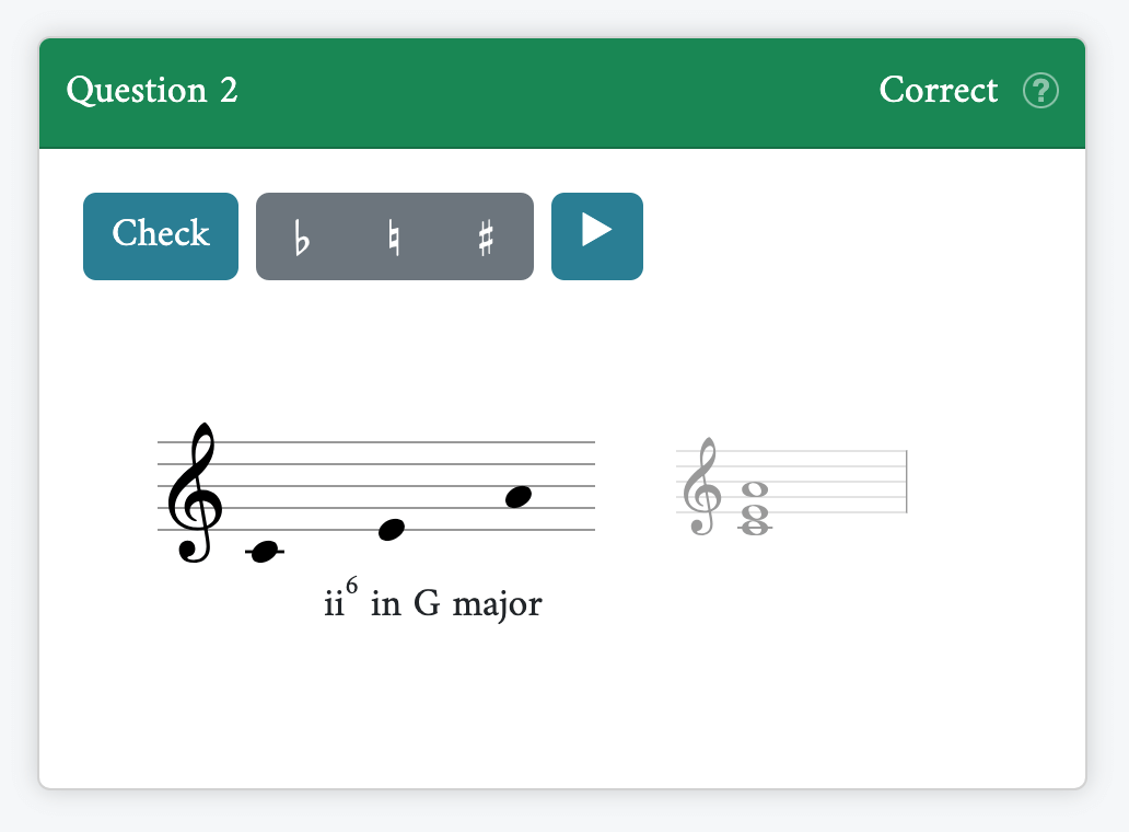 Exercises showing chord creation